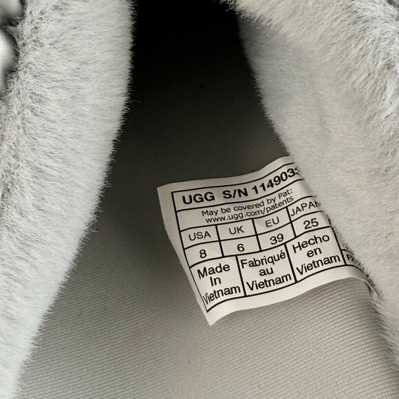 Women 8 - UGG HI Shine Spaceslider Slide Silver Sandal - Picture 7 of 8